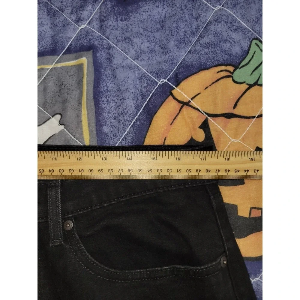 Levi's 506 Jeans Men's‎ 34x30 (34x28) Black Straight Leg Denim Pants